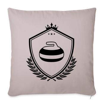Curling crest - Sofa pillowcase 17,3'' x 17,3'' (45 x 45 cm) - light taupe - Front