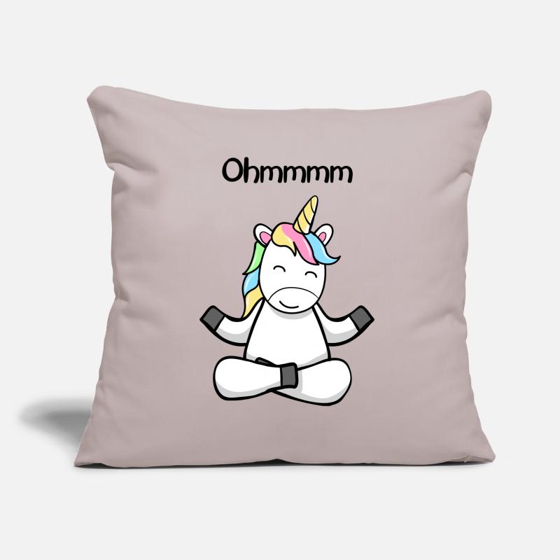 Ohmmm ein süßes Yoga Einhorn Pferd Einhörner Sofakissenbezug 45 x 45 cm
