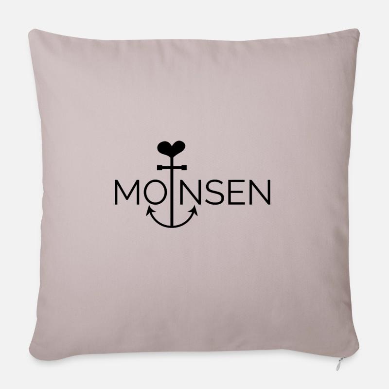 Ostsee Moin Strand Meer - Sofakissenbezug 45 x 45 cm - helles Taupe