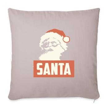 RETRO SANTA CHRISTMAS - Sofa pillowcase 17,3'' x 17,3'' (45 x 45 cm) - light taupe - Front