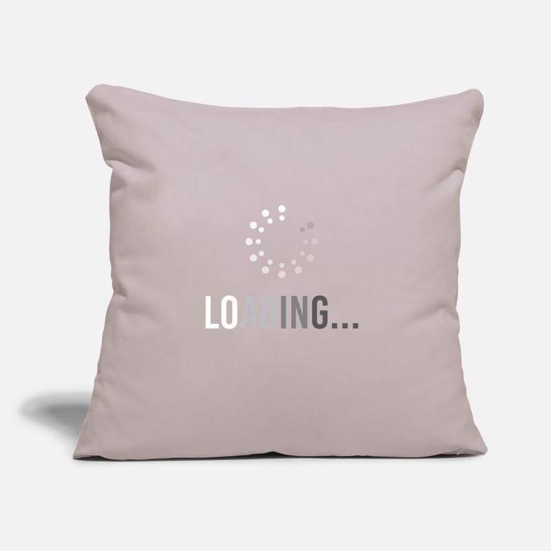 Loading Computer IT Itler Informatiker Informatik Sofa pillowcase 17,3'' x 17,3'' (45 x 45 cm)