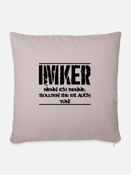 Imker - Sofakissenbezug 45 x 45 cm - helles Taupe
