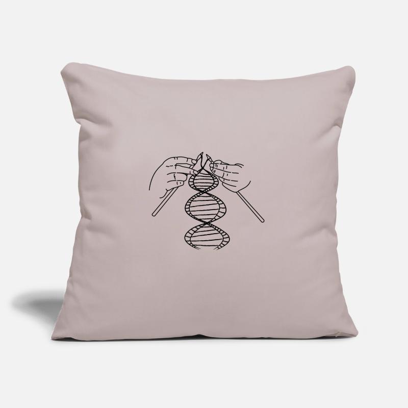 Decryption DNA DNA Code Knitting Sofa pillowcase 17,3'' x 17,3'' (45 x 45 cm)