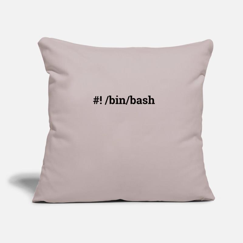 "/bin/bash" | Admin, Informatik Sofakissenbezug 45 x 45 cm