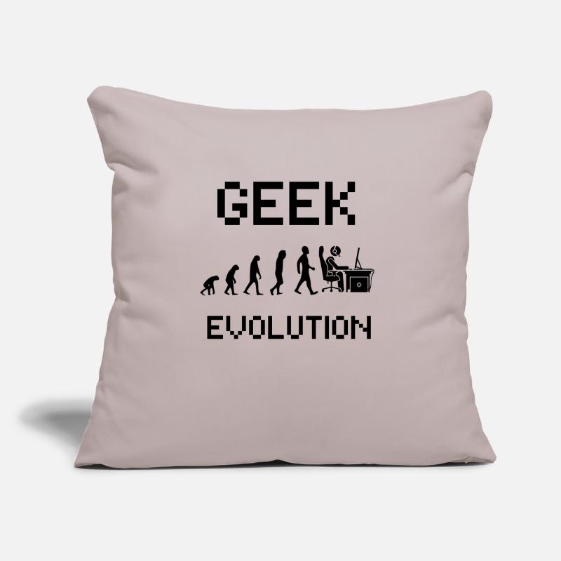 Geek evolution - Gamer evolution Housse de coussin décorative 45 x 45 cm