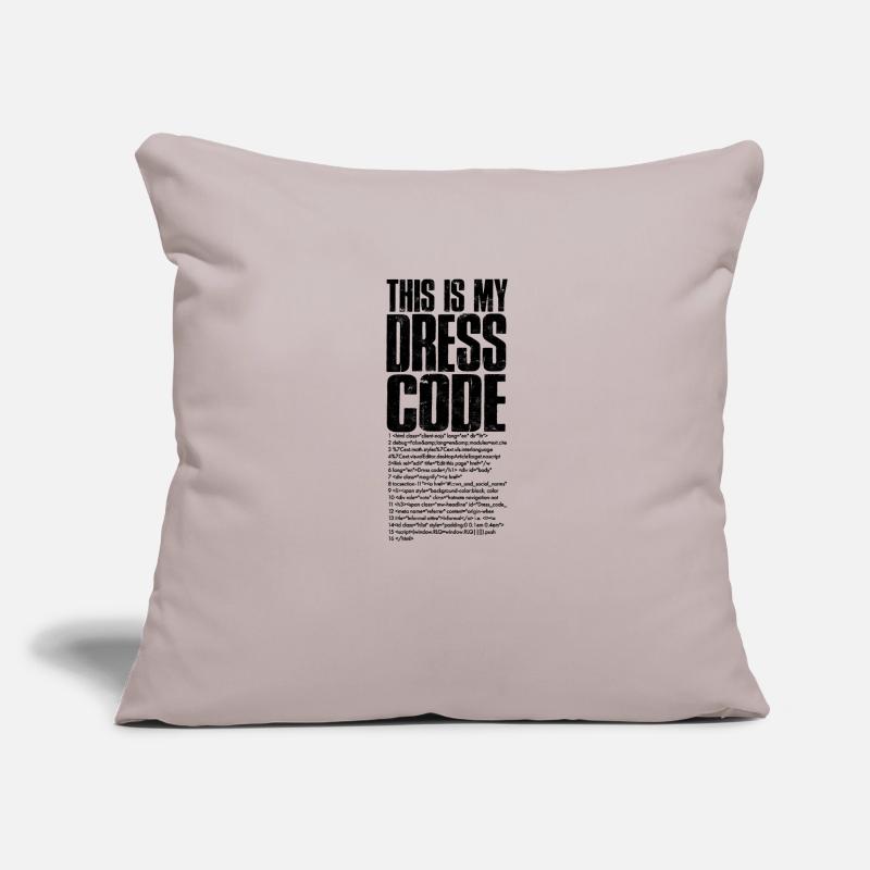 C’est mon code vestimentaire - la technologie Housse de coussin décorative 45 x 45 cm