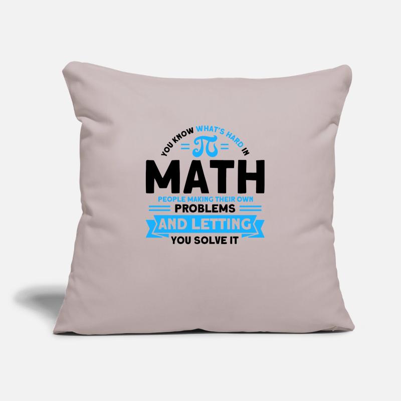 Math Mathématiques Sciences Math Cadeau Housse de coussin décorative 45 x 45 cm