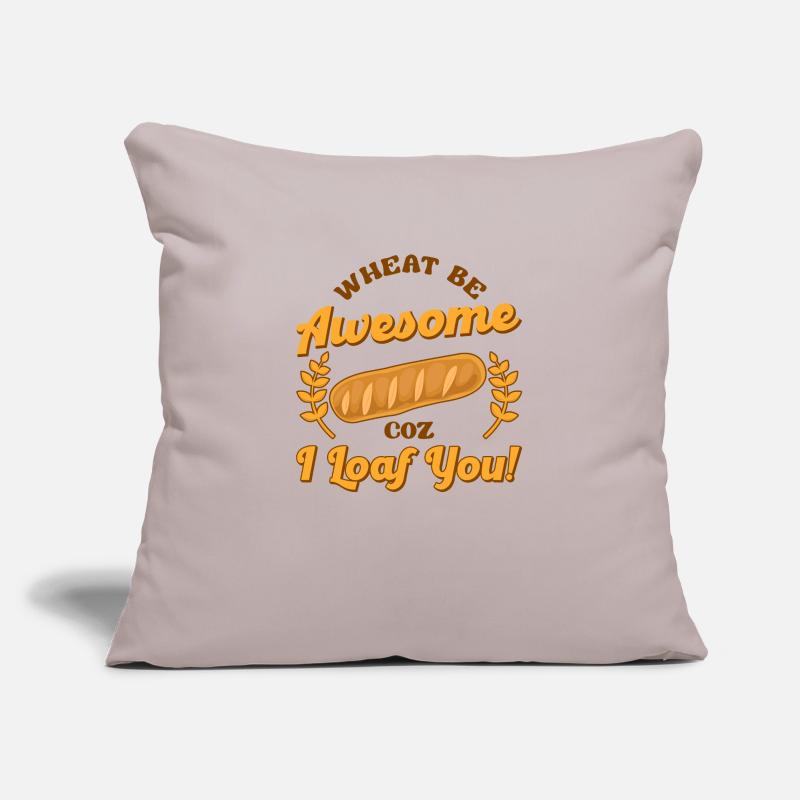Bread Baking Bakery Pastry Loaf Bread Baker Wheat Sofa pillowcase 17,3'' x 17,3'' (45 x 45 cm)
