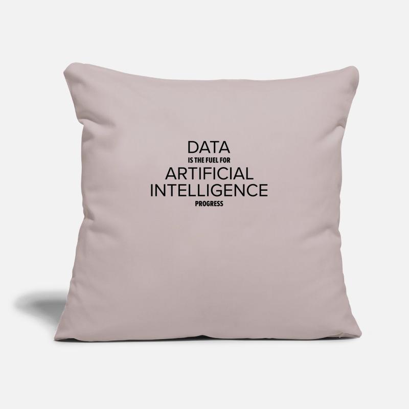 Machine de progrès de l’intelligence artificielle Housse de coussin décorative 45 x 45 cm