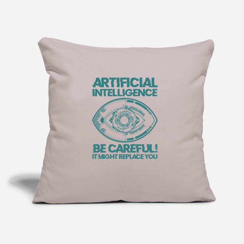 AI Machine Learning Computer Geek Technology Robot Sofa pillowcase 17,3'' x 17,3'' (45 x 45 cm)