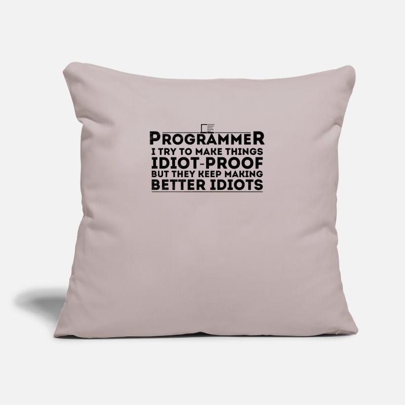 Lustiger Programmierer Humor Computer Coder Programmierung Sofakissenbezug 45 x 45 cm