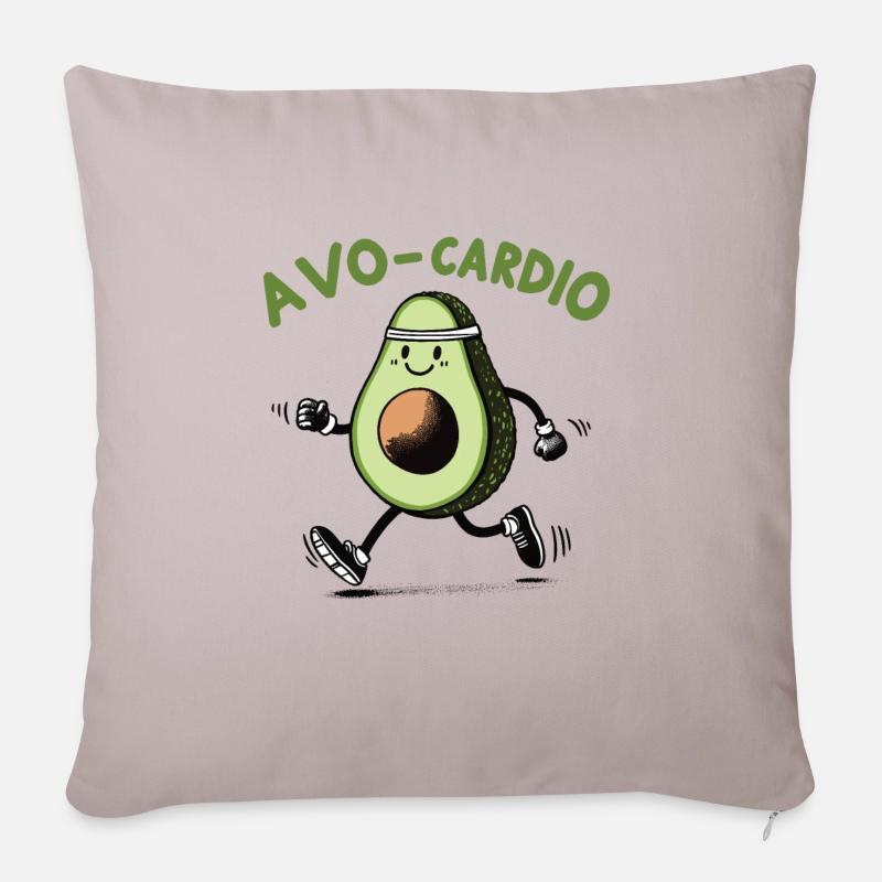 Laufen Avocado, Avo-Cardio - Sofakissenbezug 45 x 45 cm - helles Taupe