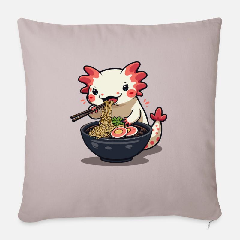 LECKERE RAMEN - Sofakissenbezug 45 x 45 cm - helles Taupe