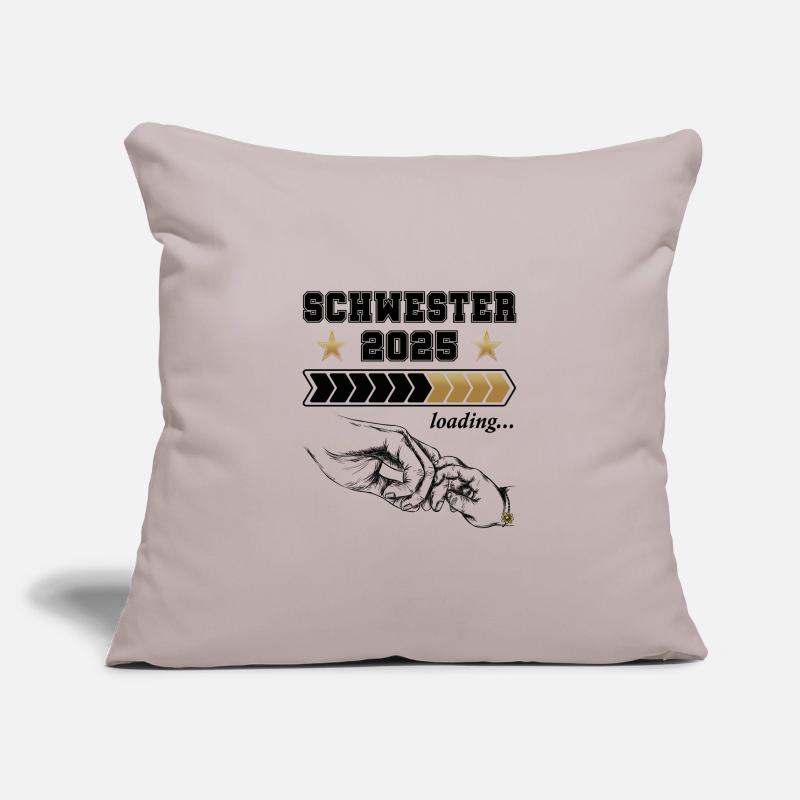 Schwester Loading 2025 Sofakissenbezug 45 x 45 cm