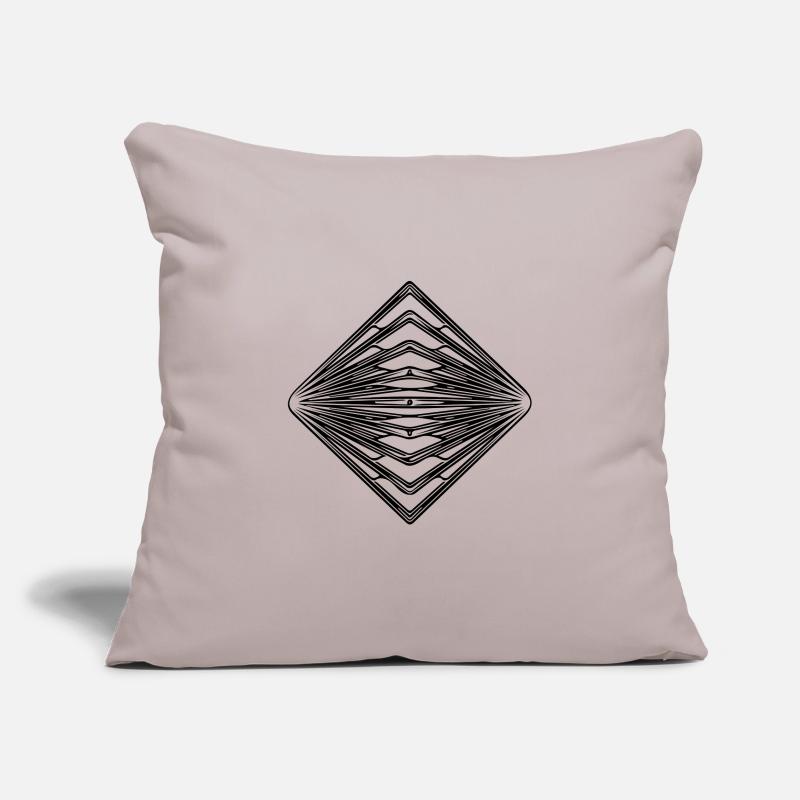 Geometric Vintage Triangle Pattern Sofa pillowcase 17,3'' x 17,3'' (45 x 45 cm)