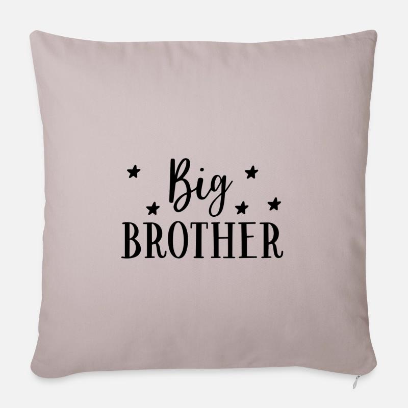 Big Brother - Sofakissenbezug 45 x 45 cm - helles Taupe