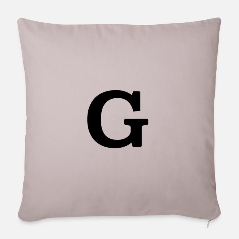 G - Sofakissenbezug 45 x 45 cm - helles Taupe