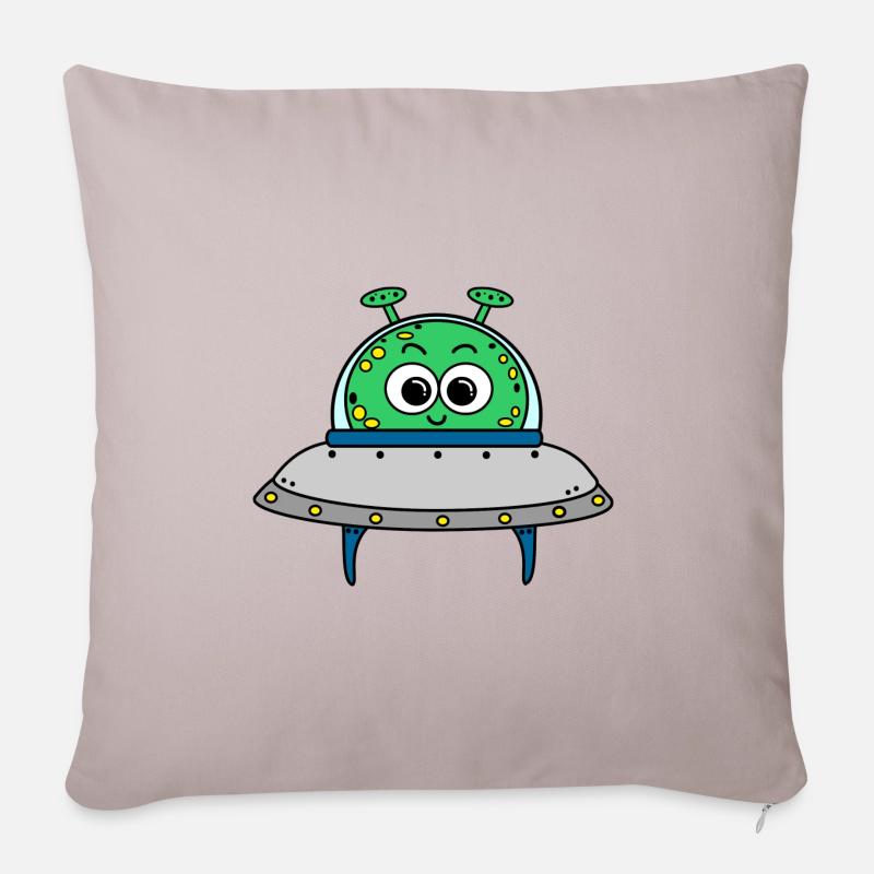 Ufo - Sofakissenbezug 45 x 45 cm - helles Taupe