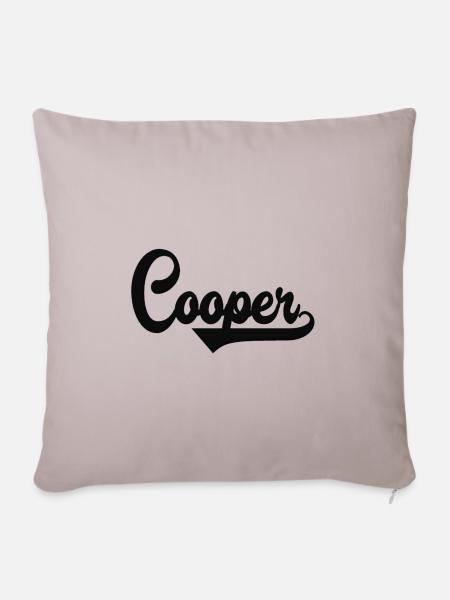 cooper - Sofakissenbezug 45 x 45 cm - helles Taupe