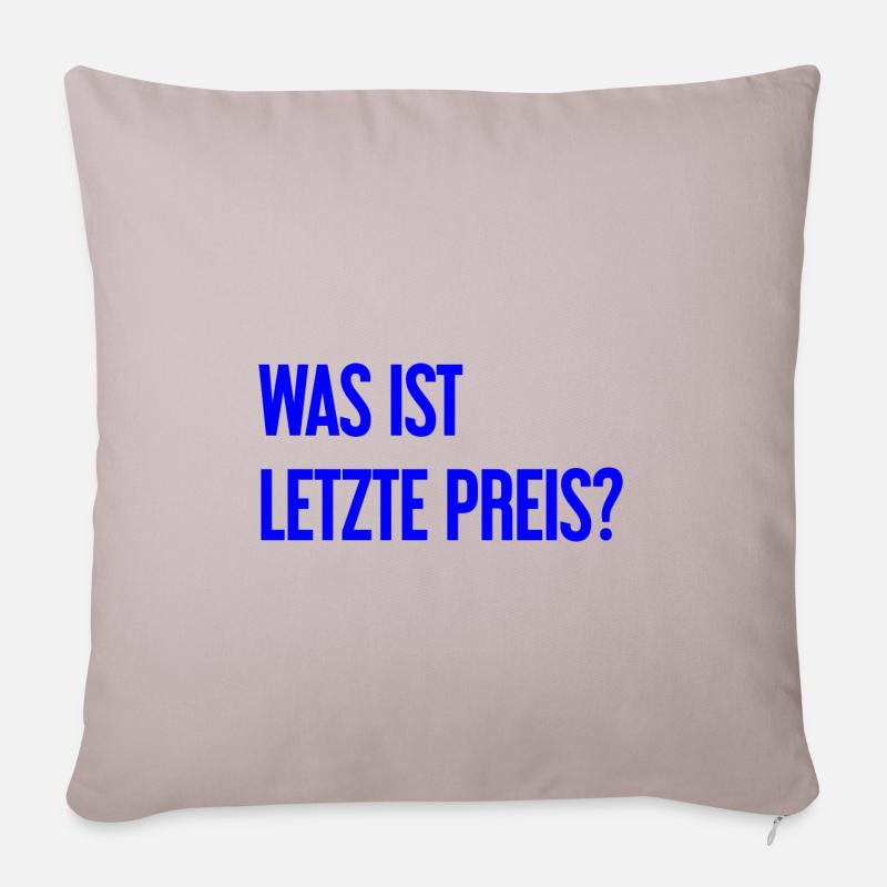 Was ist letzte Preis? - Sofakissenbezug 45 x 45 cm - helles Taupe
