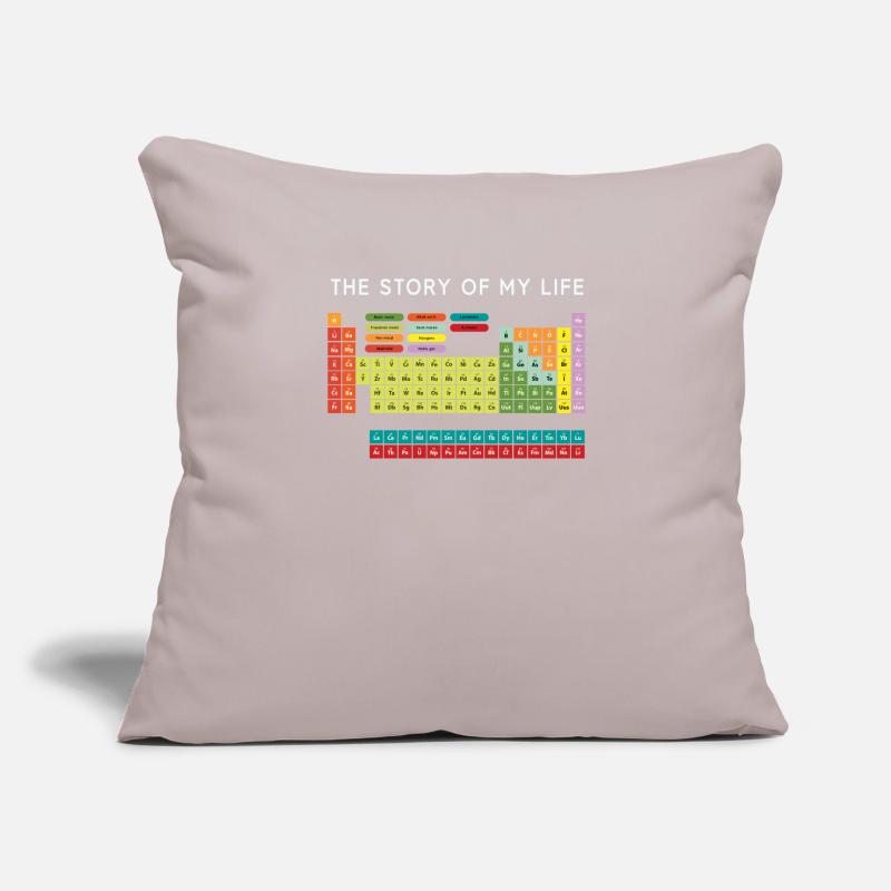 Chimiste Éléments Science Cool Fun Gift Housse de coussin décorative 45 x 45 cm
