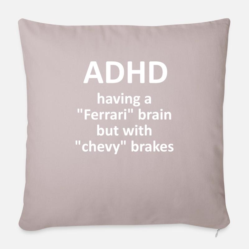 ADHS - Sofakissenbezug 45 x 45 cm - helles Taupe