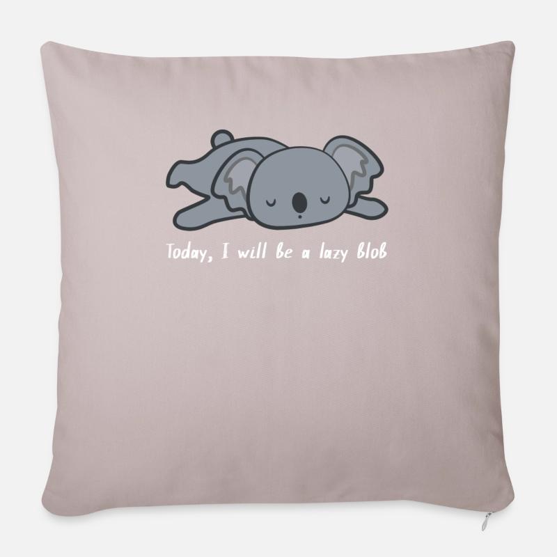 Koala - Koalas - Koala T-Shirt - Chill out - Sofakissenbezug 45 x 45 cm - helles Taupe