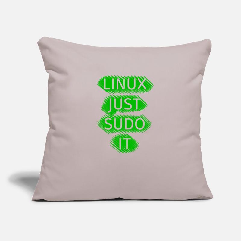 Linux Ubuntu SUDO Sofa pillowcase 17,3'' x 17,3'' (45 x 45 cm)