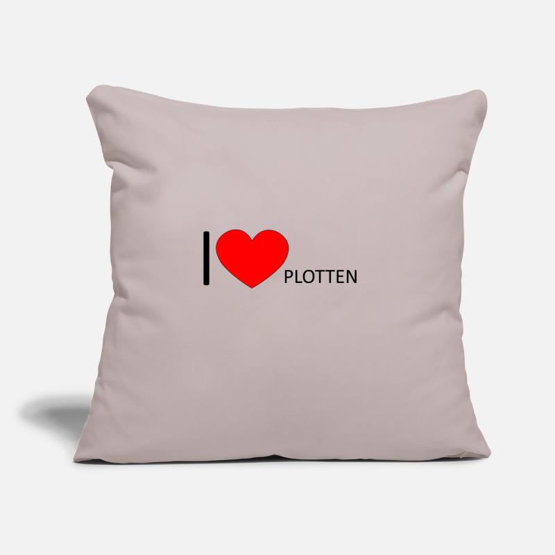 I love plotting gift idea creative Sofa pillowcase 17,3'' x 17,3'' (45 x 45 cm)