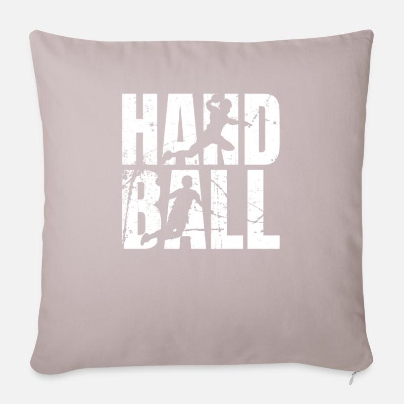 Handball - Sofakissenbezug 45 x 45 cm - helles Taupe