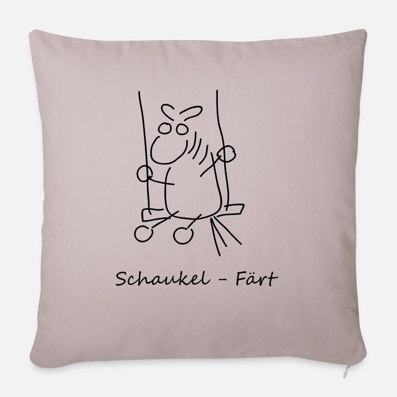 Schaukelfärt 2.0 - Sofakissenbezug 45 x 45 cm - helles Taupe