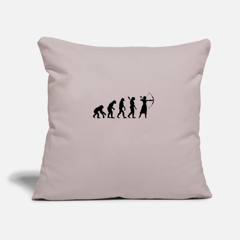 Evolution Sagittaire Tir à l'arc arc et flèche Housse de coussin décorative 45 x 45 cm