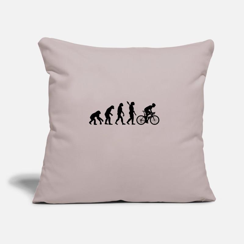 Evolution Bicycle Development Cycling Cycling Sport Sofa pillowcase 17,3'' x 17,3'' (45 x 45 cm)