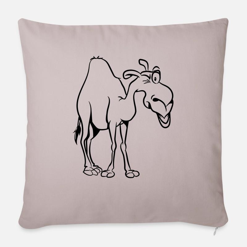 Kamel - Sofakissenbezug 45 x 45 cm - helles Taupe