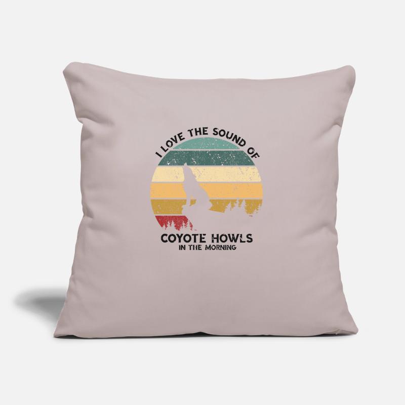 Conception de coyote pour les réacteurs de coyote Housse de coussin décorative 45 x 45 cm