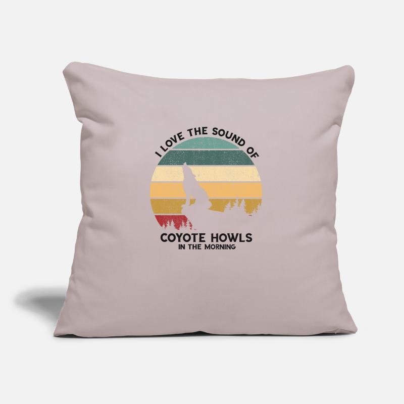 Conception de coyote pour les réacteurs de coyote Housse de coussin décorative 45 x 45 cm