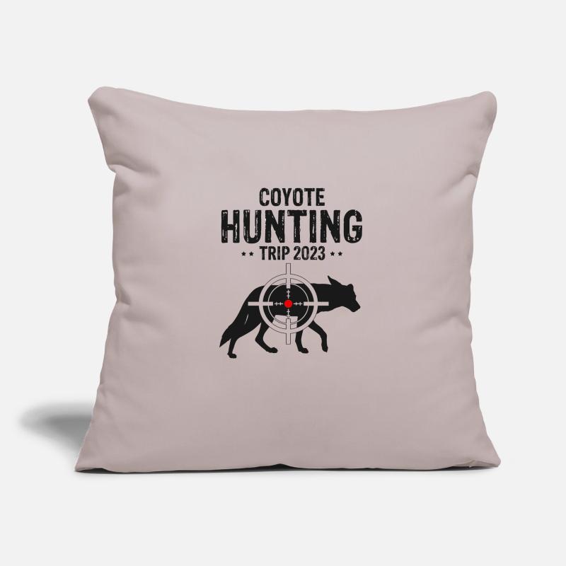 Conception de coyote pour les réacteurs de coyote Housse de coussin décorative 45 x 45 cm