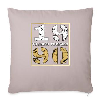 THE BEST FOREVER 1990 - Sofa pillowcase 17,3'' x 17,3'' (45 x 45 cm) - light taupe - Front