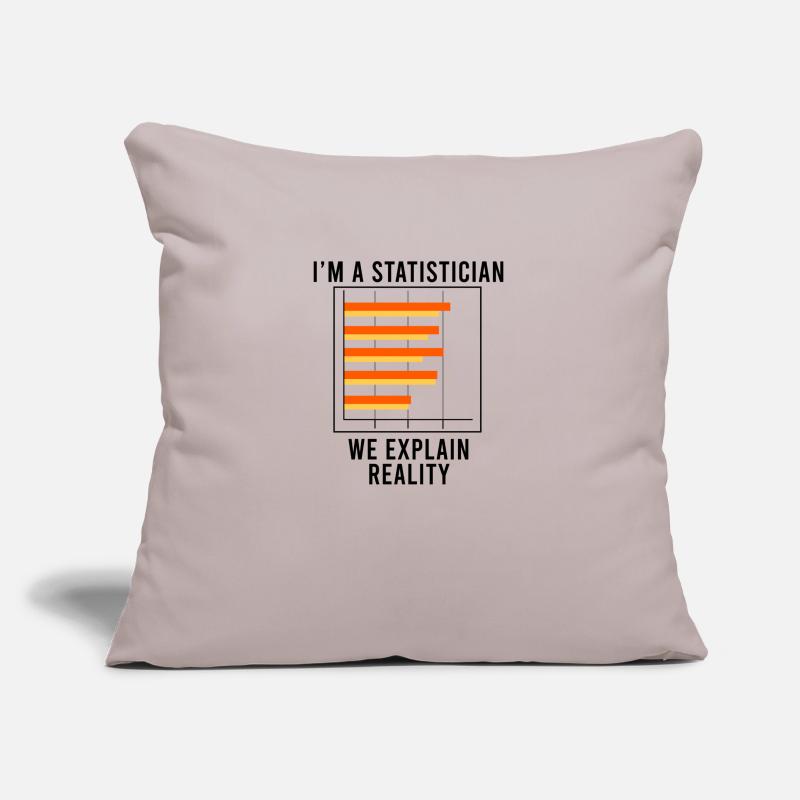 Lustiges Sprichwort Statistics Data Science Sofakissenbezug 45 x 45 cm
