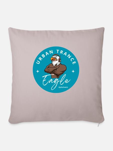 Urban Trance Eagle Phalomis - Sofakissenbezug 45 x 45 cm - helles Taupe