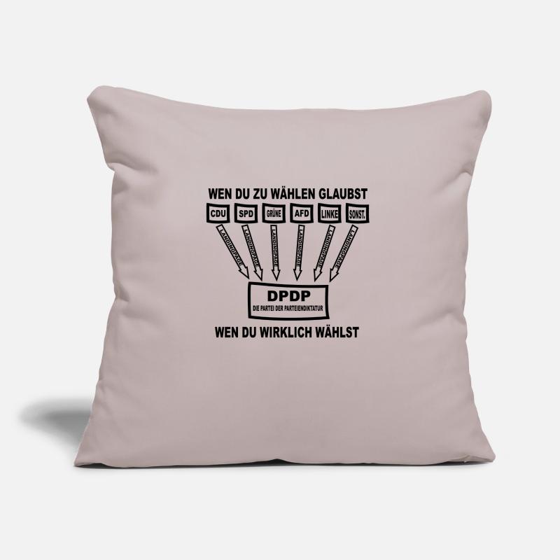 Wählen oder nicht wählen Politik Sofakissenbezug 45 x 45 cm