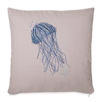 Anker Méduse - Housse de coussin décorative 45 x 45 cm - taupe clair - Devant