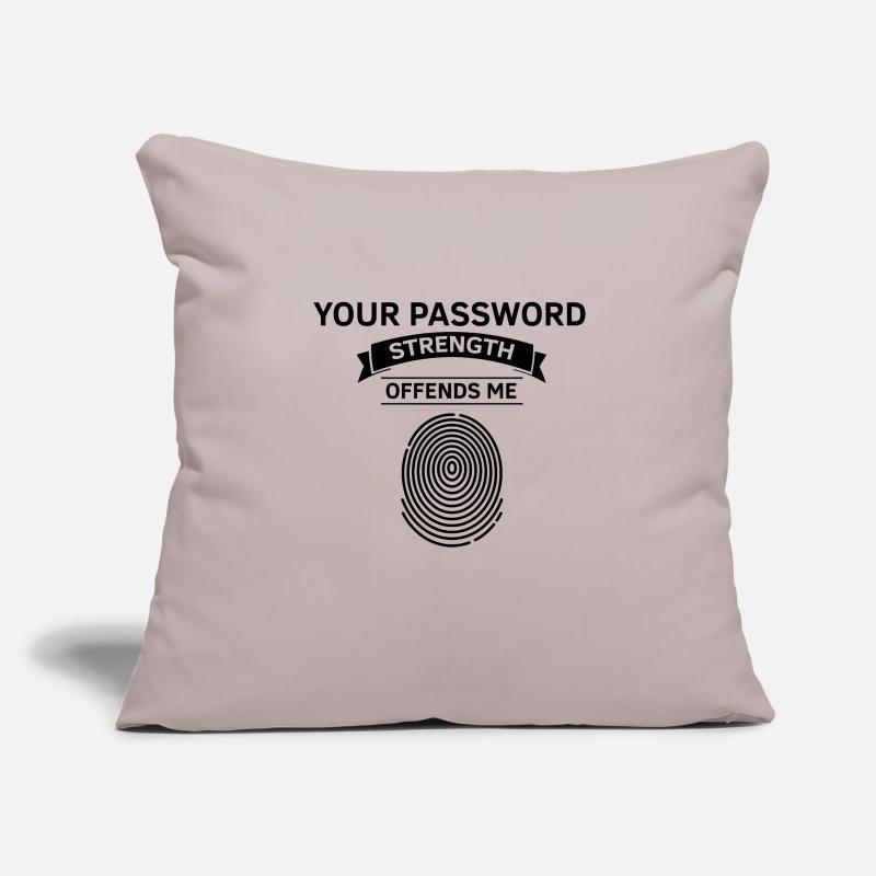 Conception de cybersécurité pour la sécurité informatique et les pirates informatiques Housse de coussin décorative 45 x 45 cm