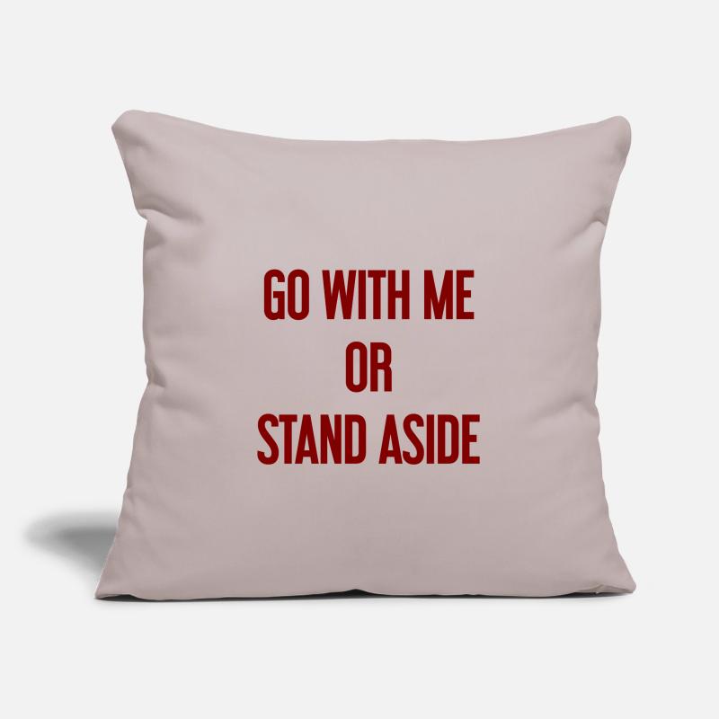 Geh mit oder beiseite Sofakissenbezug 45 x 45 cm