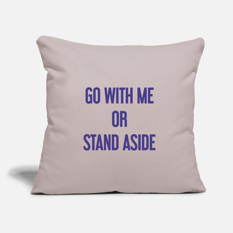 Geh mit oder beiseite Sofakissenbezug 45 x 45 cm