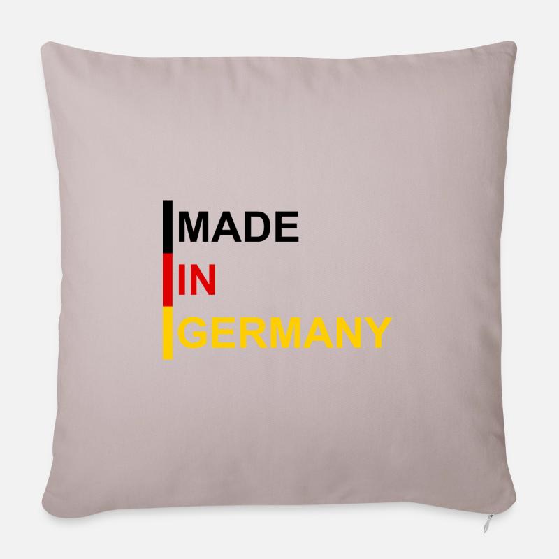 Made in Germany - Sofakissenbezug 45 x 45 cm - helles Taupe