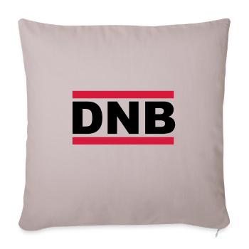 dnb_black and withe - Sofakissenbezug 45 x 45 cm - helles Taupe - Vorne