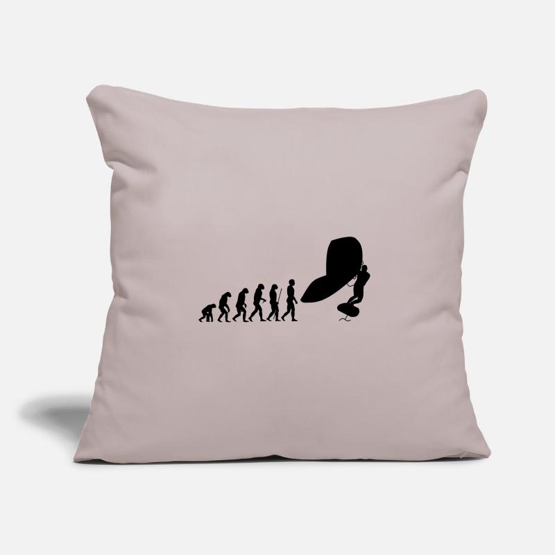 Evolution du Wingfoil Housse de coussin décorative 45 x 45 cm
