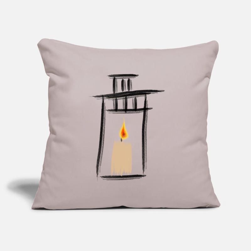 lanterne Housse de coussin décorative 45 x 45 cm