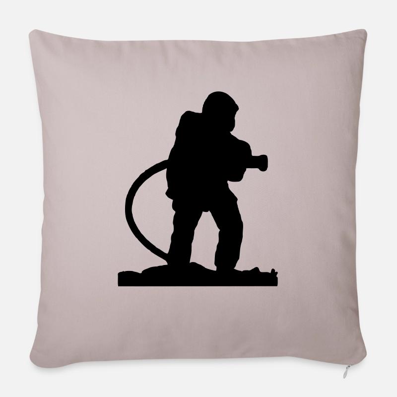 A Fire Spear - Sofa pillowcase 17,3'' x 17,3'' (45 x 45 cm) - light taupe